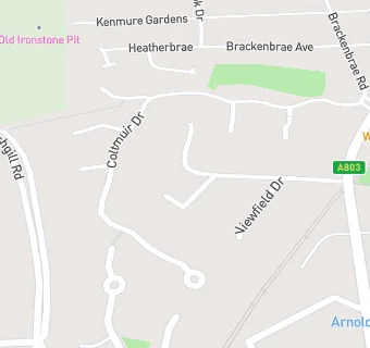 map for Kenmure Church