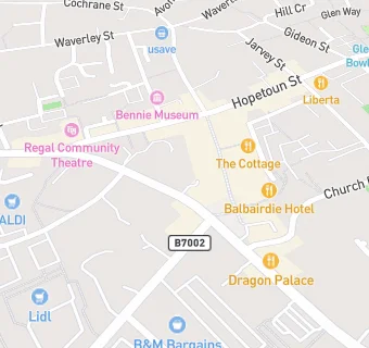 map for South Bridge Street Dental Surgery