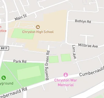 map for Chryston Bowling Club