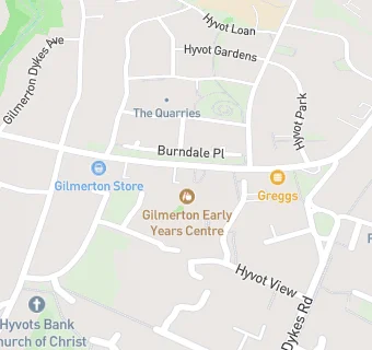 map for Gilmerton Early Years Centre