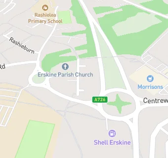 map for Hub Coffee Shop, Erskine Parish Church