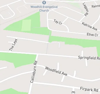 map for Springfield Cambridge Church