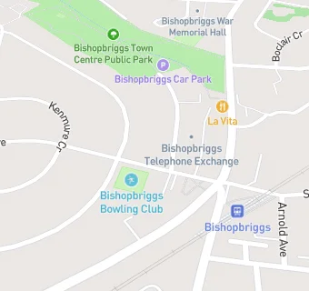 map for Bishopbriggs Bowling Club