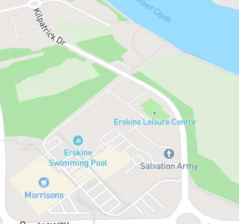 map for Erskine Sports Centre