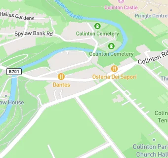 map for Colinton Dental Practice