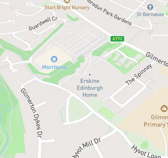 map for The Edinburgh Erskine Nursing Home