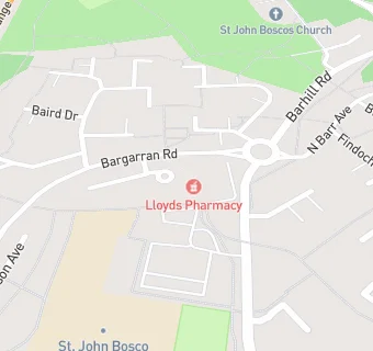 map for Lloyds Pharmacy (Bargarran Neighbourhood Centre, Erskine)