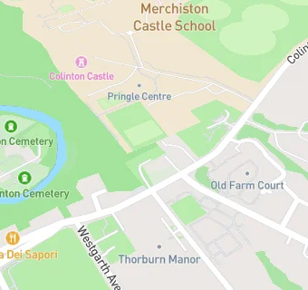 map for Colinton Surgery