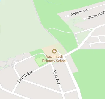 map for Auchinloch Primary School