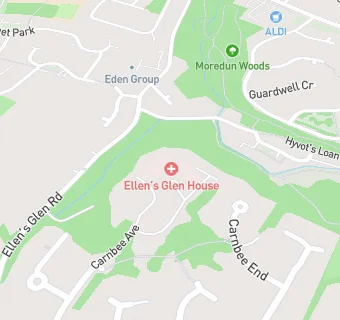 map for Ellens Glen House