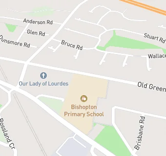 map for Bishopton Primary School