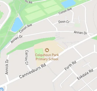 map for Colquhoun Park Primary School