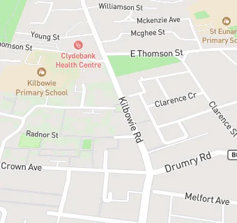 map for Lloyds Pharmacy (391 Kilbowie Road, Clydebank)