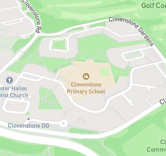 map for Clovenstone Community Centre