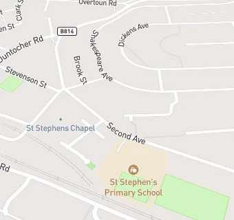 map for St Stephen's Primary