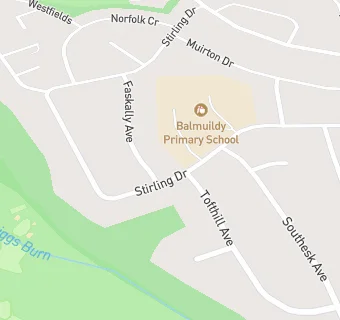 map for Balmuildy Primary School