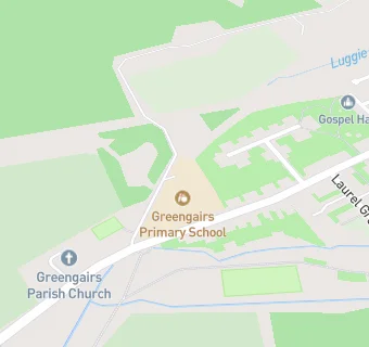map for Greengairs Primary School
