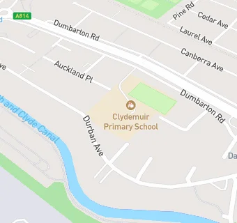 map for Clydemuir Primary School