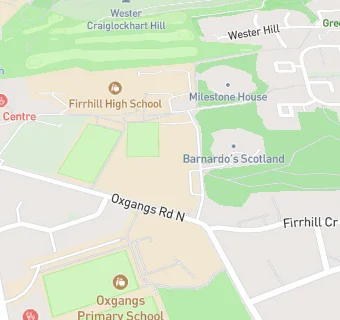 map for Braidburn Special School