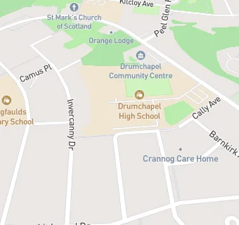 map for Drumchapel High School