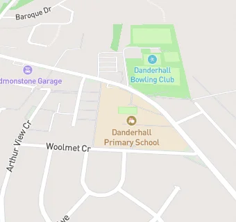 map for Danderhall Primary School