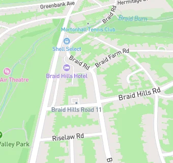 map for Best Western Braid Hills Hotel