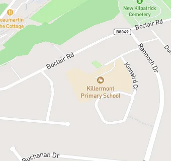 map for Killermont Primary School