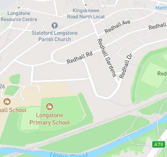 map for Redhall School