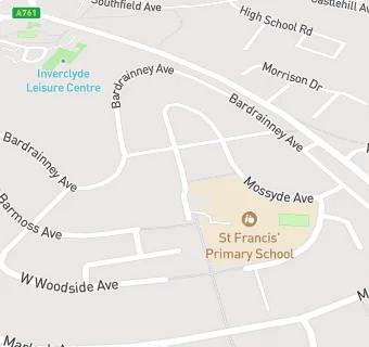 map for St Francis Primary School