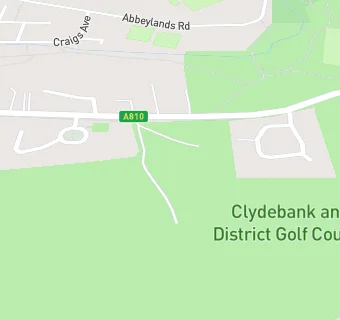 map for Clydebank & District Golf Club