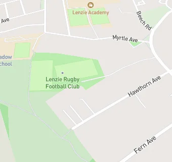 map for Lenzie Rugby Club