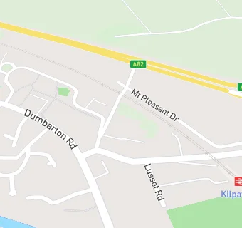 map for Old Kilpatrick Bowling Club