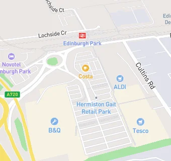 map for Costa Coffee Drive Thru