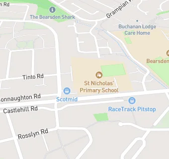 map for St Nicholas' Primary School