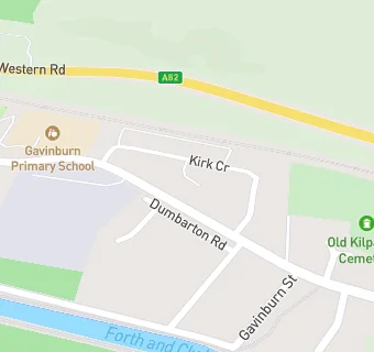 map for Gavinburn Primary School