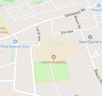 map for Lenzie Academy