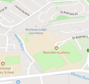 map for Bearsden Academy