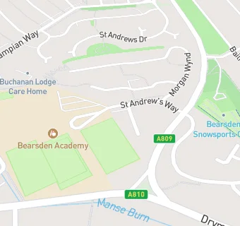 map for Bearsden Academy