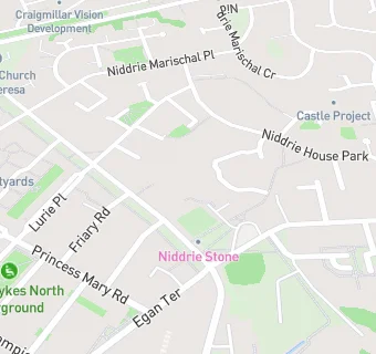 map for Castle Green Care Home