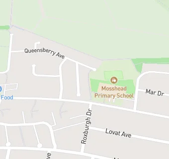 map for Mosshead Primary School