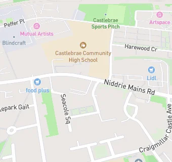 map for Niddrie Medical Practice