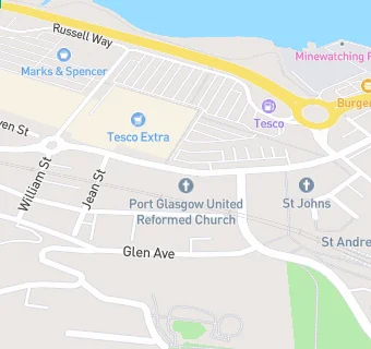 map for Lodge Doric Kilwinning No. 68