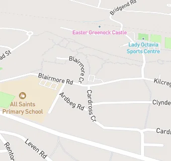 map for Blairmore Nursery School