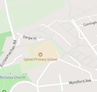 map for Uphall Primary School