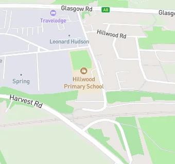 map for Hillwood Primary School