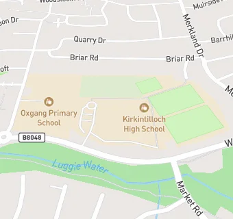 map for Kirkintilloch High School