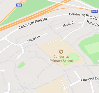 map for Condorrat Primary School