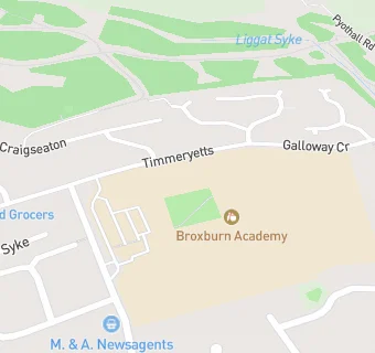 map for Broxburn Academy