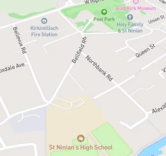 map for St Ninian's High School