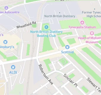 map for Gorgie Road Dental Practice